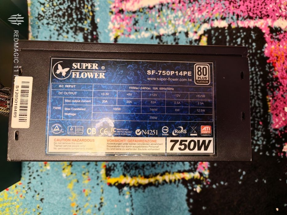 Sursa platinum SUPER Flower Golden king 750 w