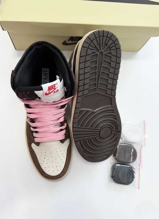 Nike Jordan 1 Travis Scott - Piele - Full Box