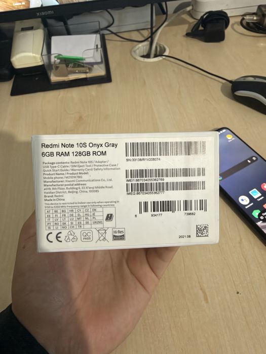 Redmi Note 10S  128 GB