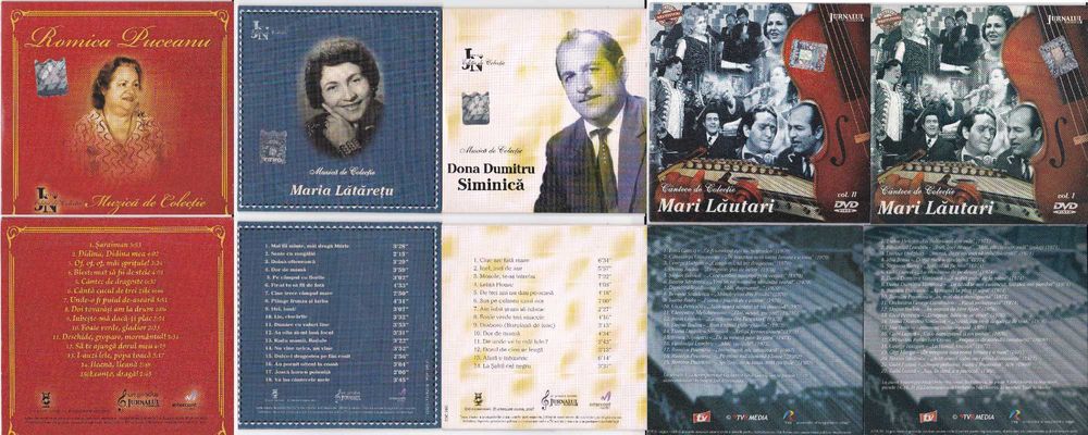 CD-uri cu muzica veche romaneasca