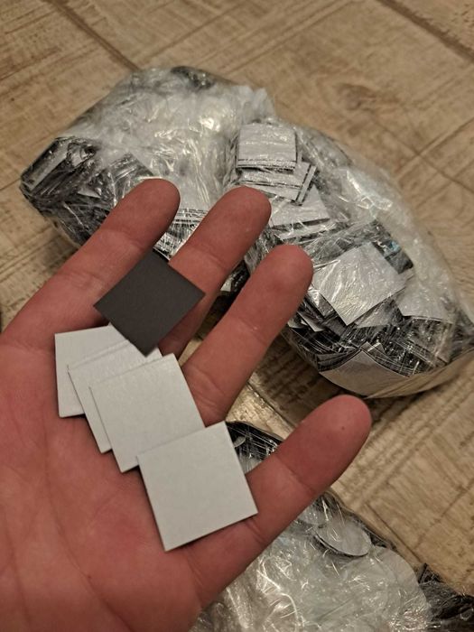 Magneti autoadezivi 2x7.5 cm fotografii oglinda / cabina foto 1000 buc