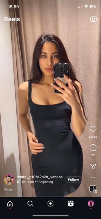 Черна Рокля Zara