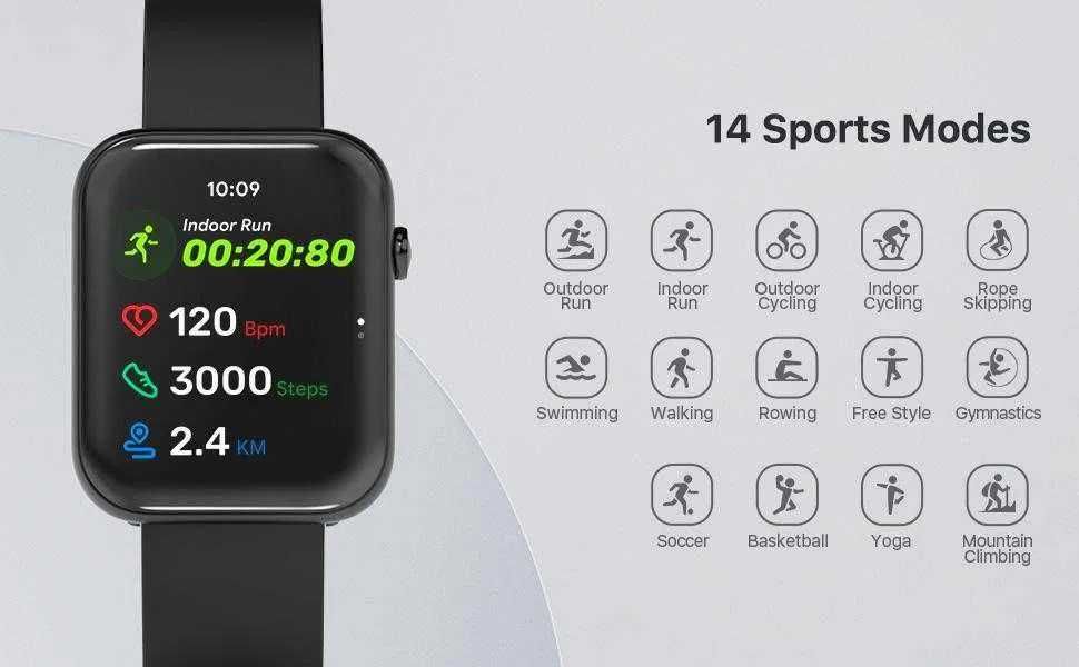 НОВ брандиран спортен Смарт часовник Mobvoi TicWatch GTH много функции
