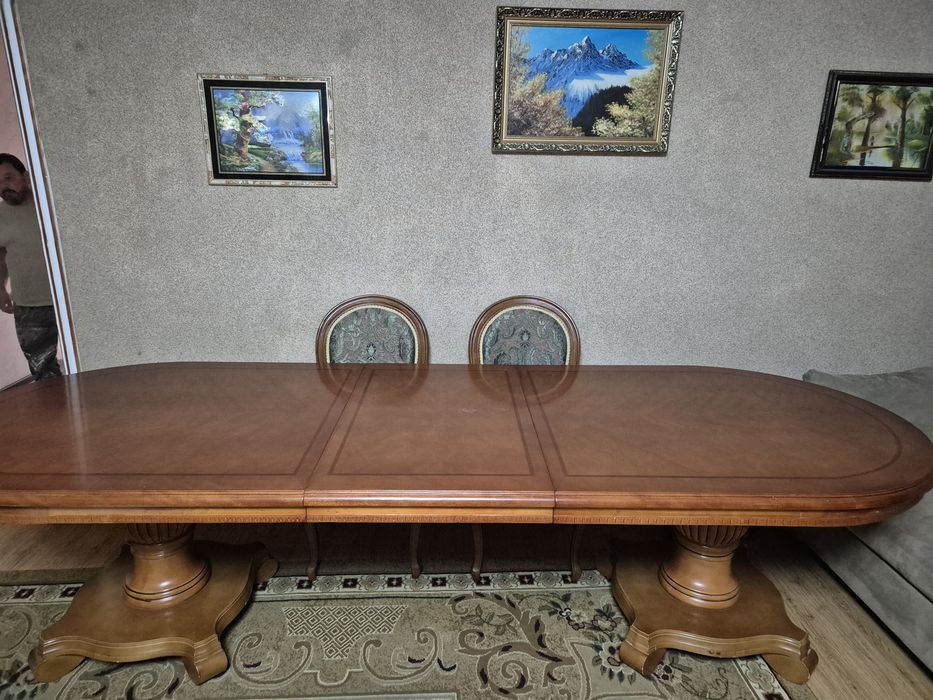 Стол и стулья 12 шт.