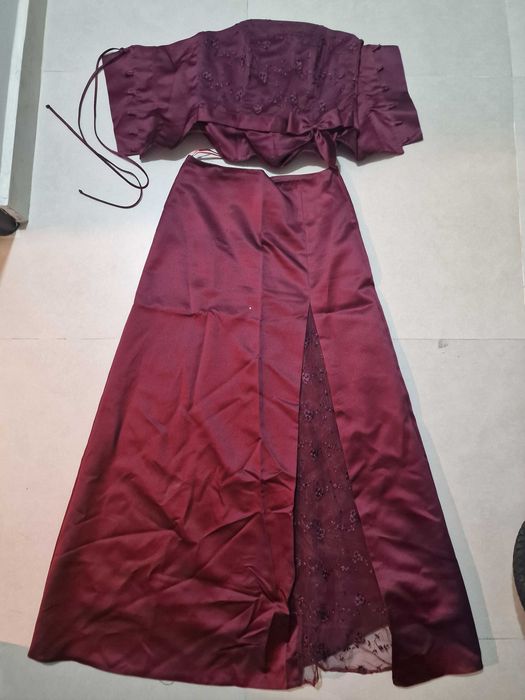 rochie ocazie 2 piese visinie