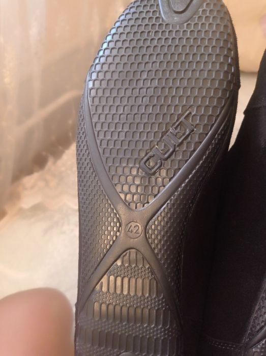 Замшевые туфли  сделаны на заказ