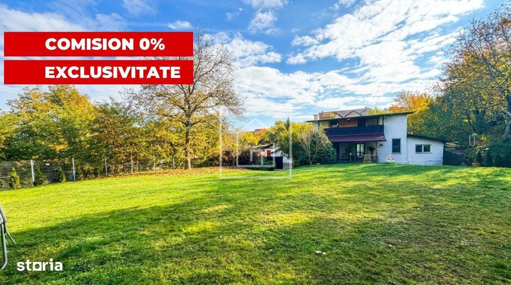 Vila exclusivista cu piscina interioara si 4362 mp curte in Sibiel