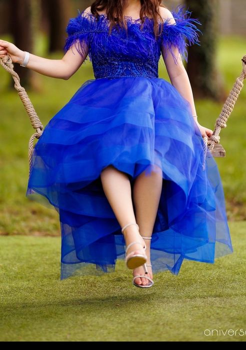 Rochie albastră elegantă