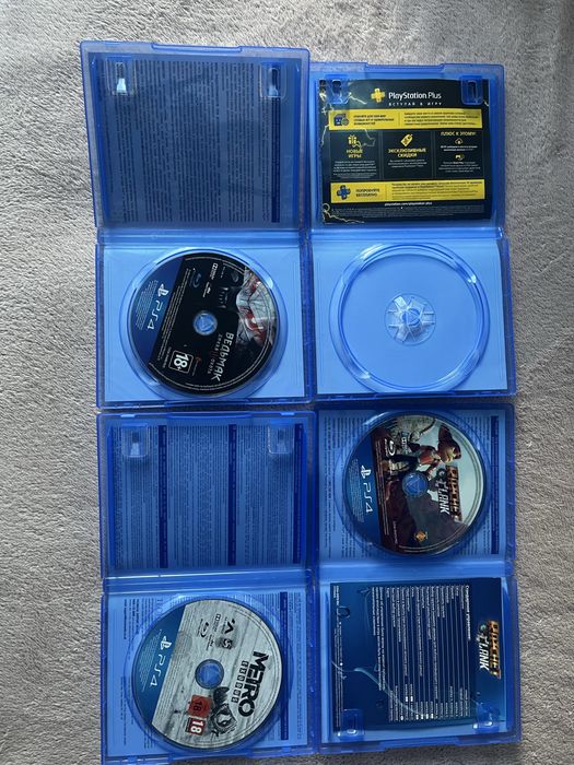 Продам игры на playstation 4