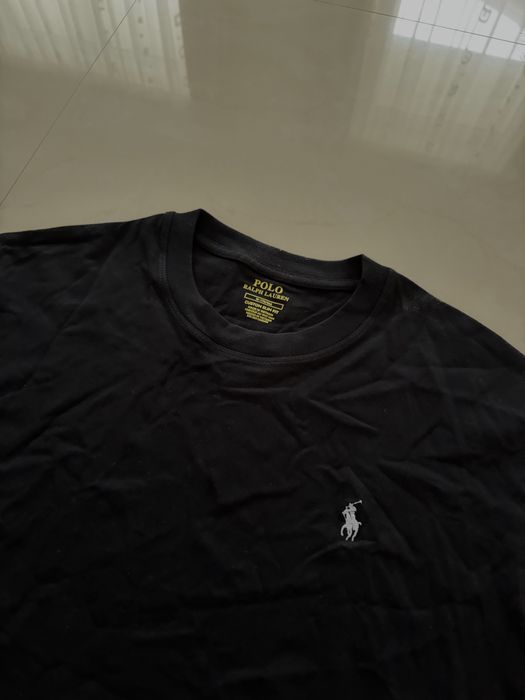 Tricou POLO Ralph Lauren Negru - M (Custom Slim Fit)