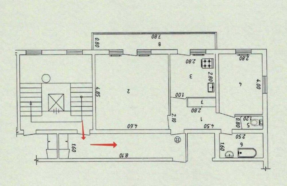2-х комнатная квартира на Карасу-1 ID: 6275
