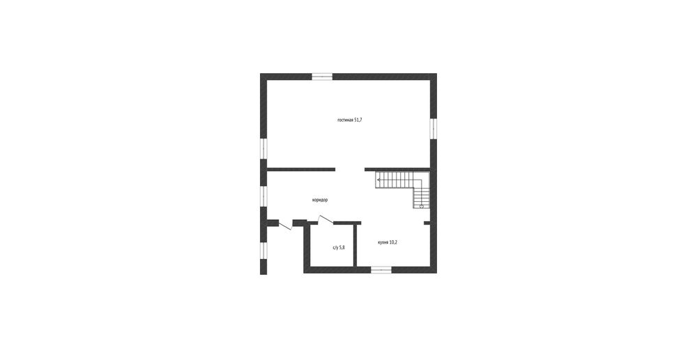 Коттедж в Центре города