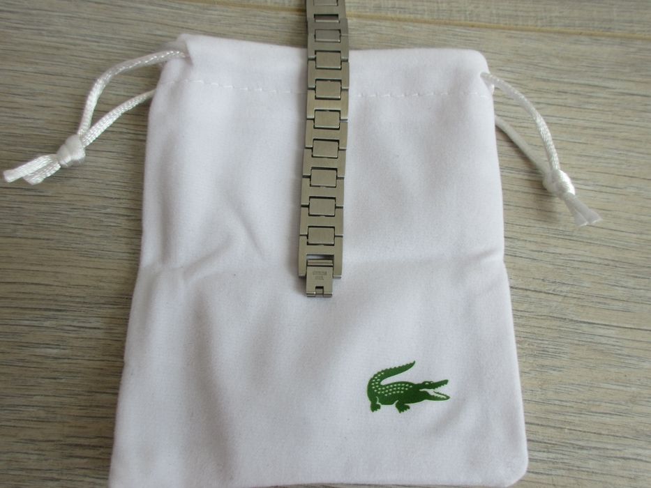 Bratara Lacoste - 21cm - Argintiu