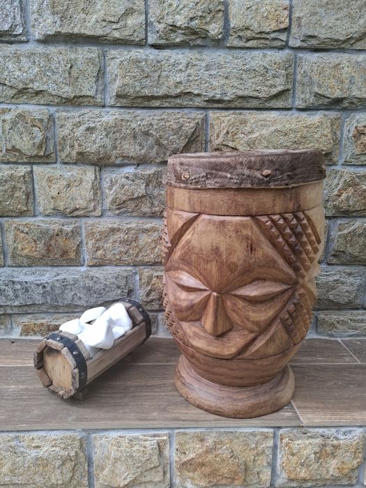 Дървена тарамбука с кожа