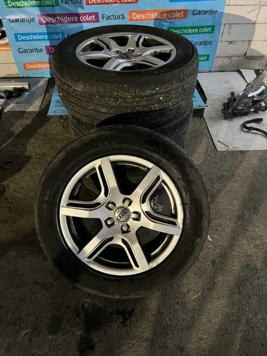 Jante roti Audi Q5 SQ5 R18 cu anvelope vara 255/55 8R0601025