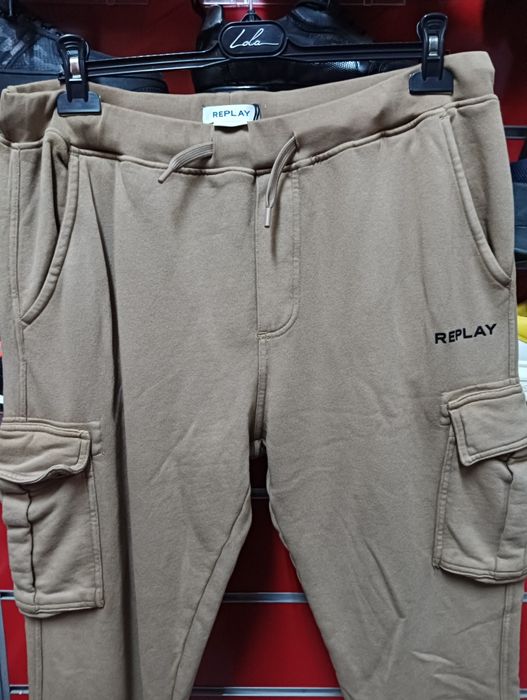 Оригинално долнище Replay L , XL , XXL ново мъжко памучно анцуг реплей