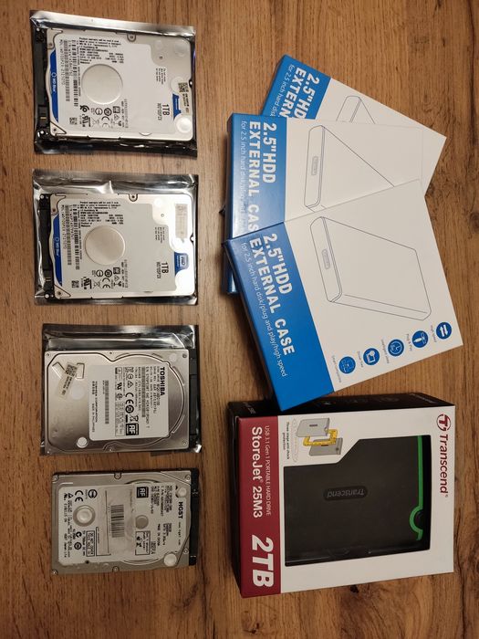 Внешний жёсткий диск 1Tb / 500Gb