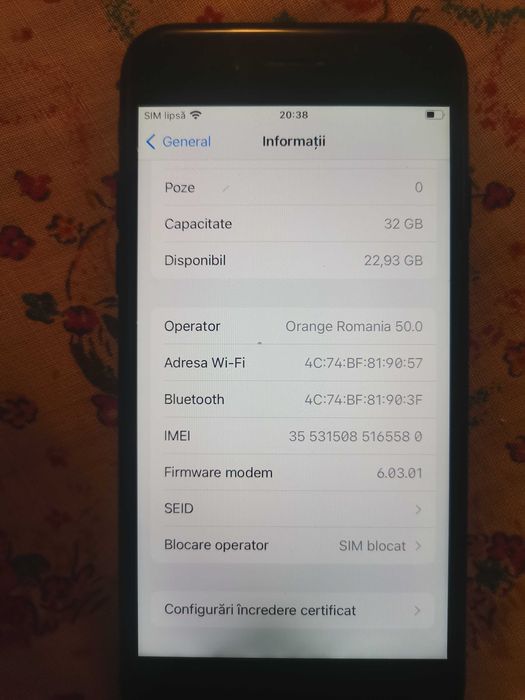 IPhone 7 original liber de rețea perfect funcțional
