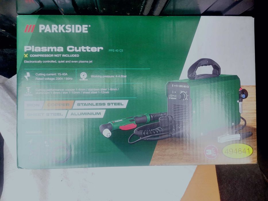 Плазмен резак PARKSIDE PPS 40 C3 – Нов не разпечатен