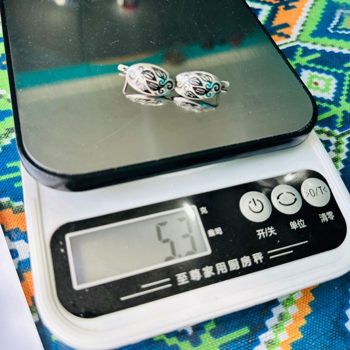 Серги серебряные 925 пробы