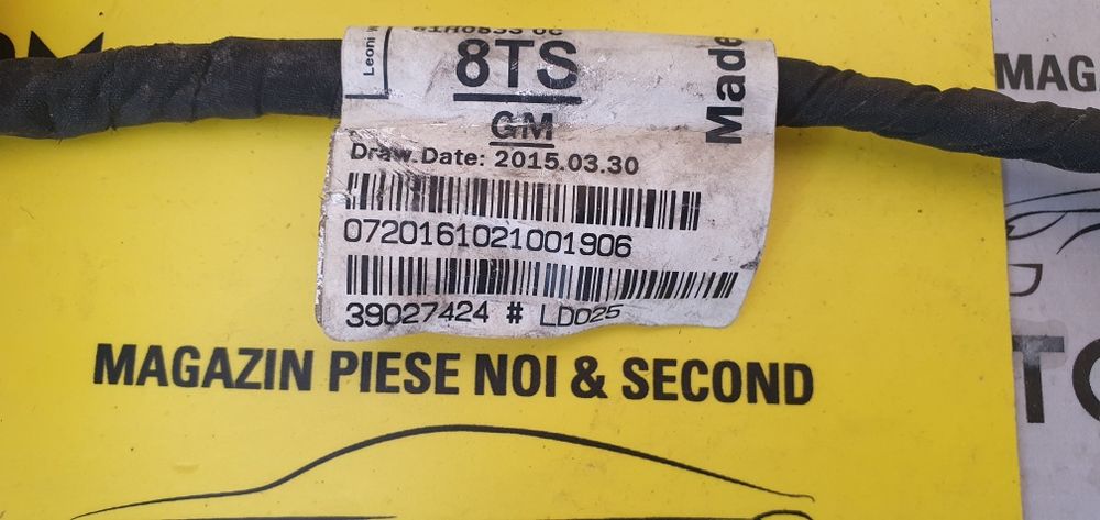 Instalație electrica pt senzori parcare Opel Astra K, fata spate