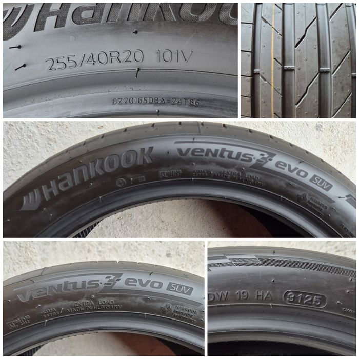 O bucată 255/40 R20 vară - una Michelin Hankook