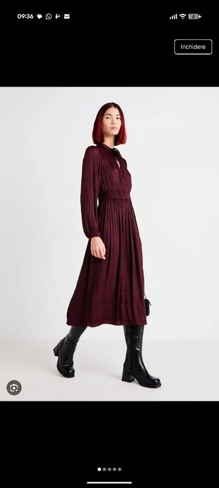 Rochie gap burgundy