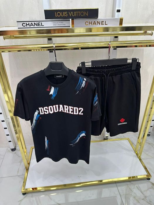 Мъжки летен комплект – тениска + къси панталони CHRISTIAN DIOR | Топ модел 2026