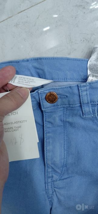 Джинсовые брюки фирмы H&M. Новые из Америки. 10-11-12 лет