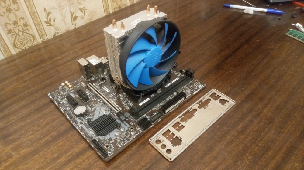 Сборка MSI H310M PRO-VD PLUS + i3-8100 + 8gb оперативы