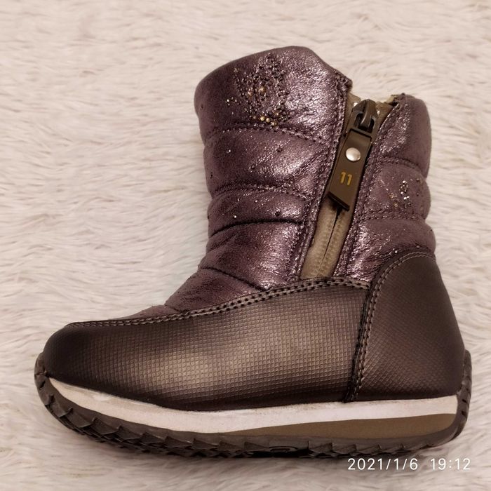 Сапоги дутыши на девочку, зима О357