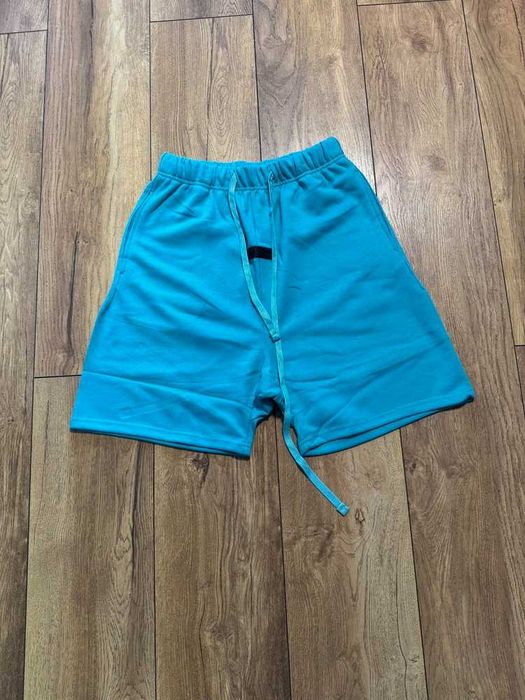 Fear Of God "Essentials" Turquoise Shorts