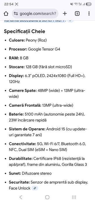 Google Pixel 9a peony