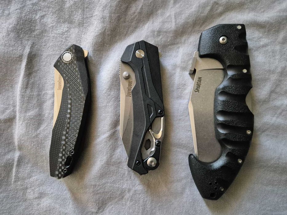 Сгъваеми джобни ножчета - Kershaw Tumbler, Kershaw Drivetrain, Cold Steel Spartan