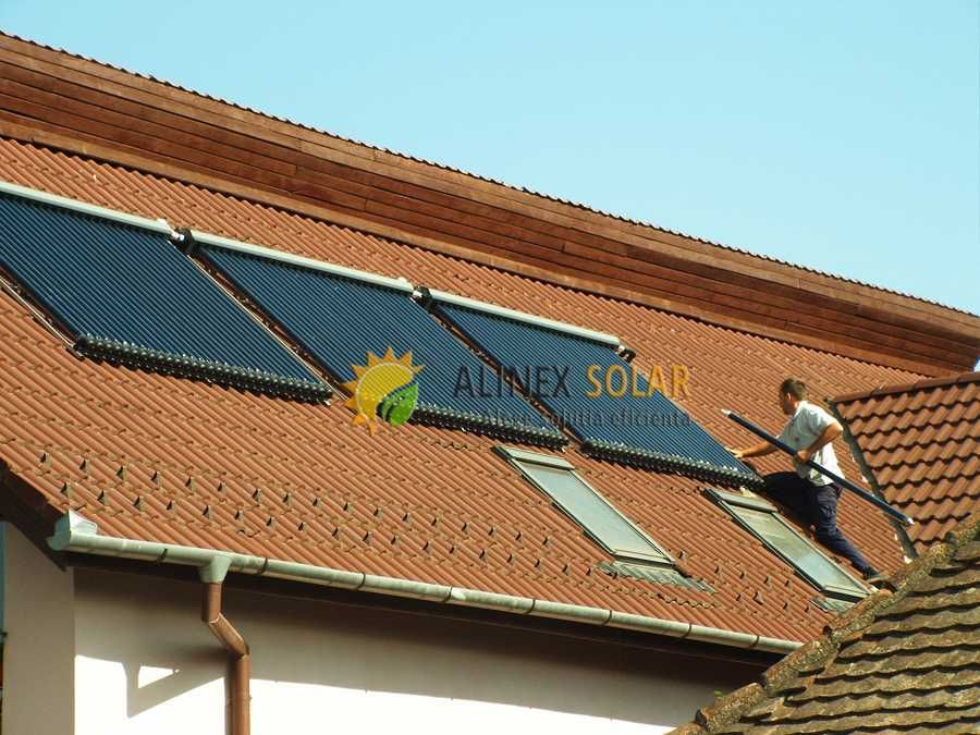 Panou solar presurizat inox 300 litri, montaj si service Sibiu