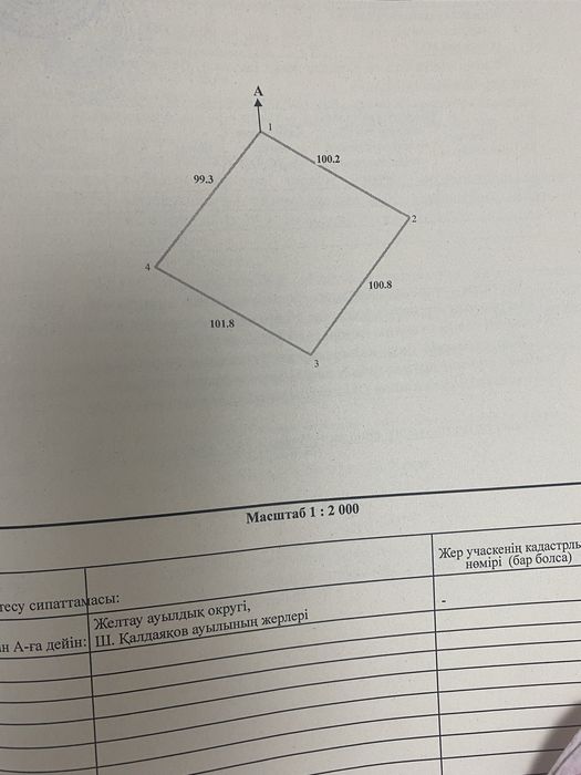 Продам земельный участок