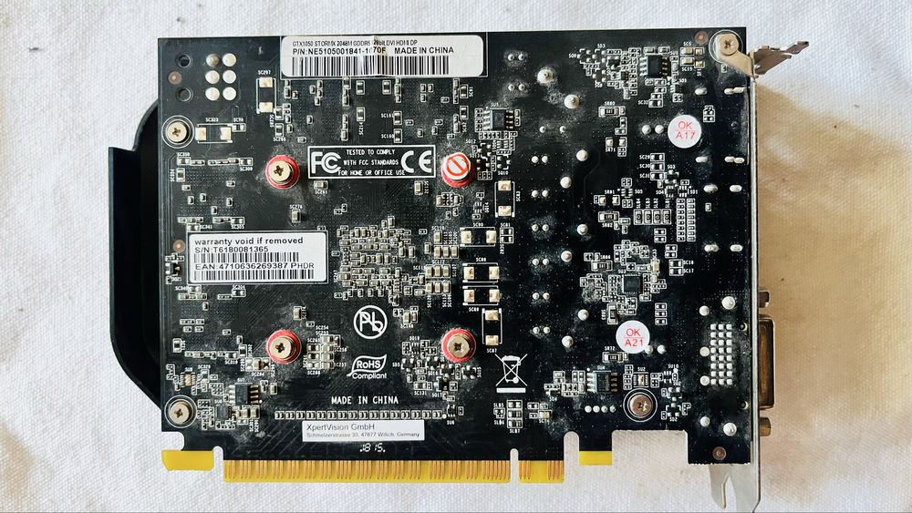 Видео карта Nvidia Geforce gtx 1050