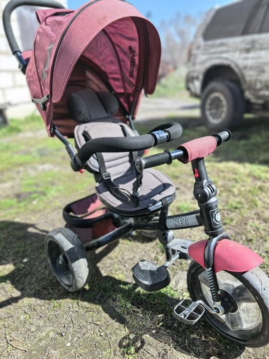 Продам детский велосипед, с ручкой