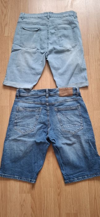 Blugi trei sferturi DENIM  mărimea S ,2 perechi.