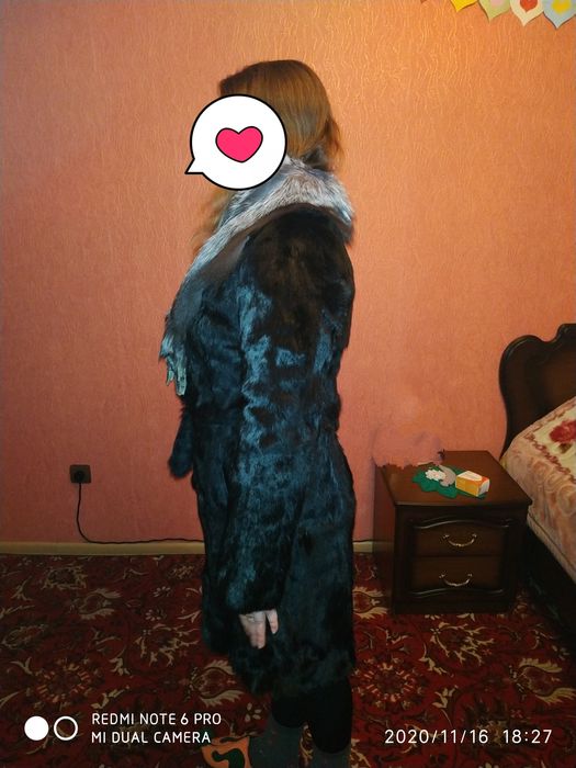 Шуба из кролика.