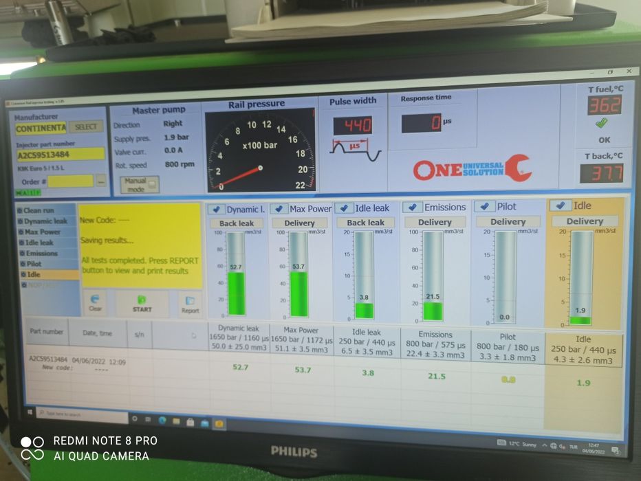 Ремонт на дюзи Bosch, Siemens , Dephi, Denso