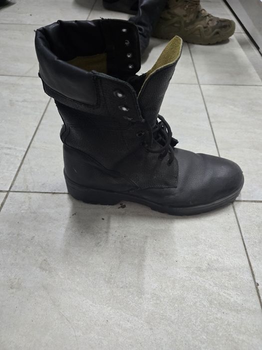 Берцы кожаные 45