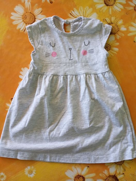 Памучни бебешки гащеризони + рокля