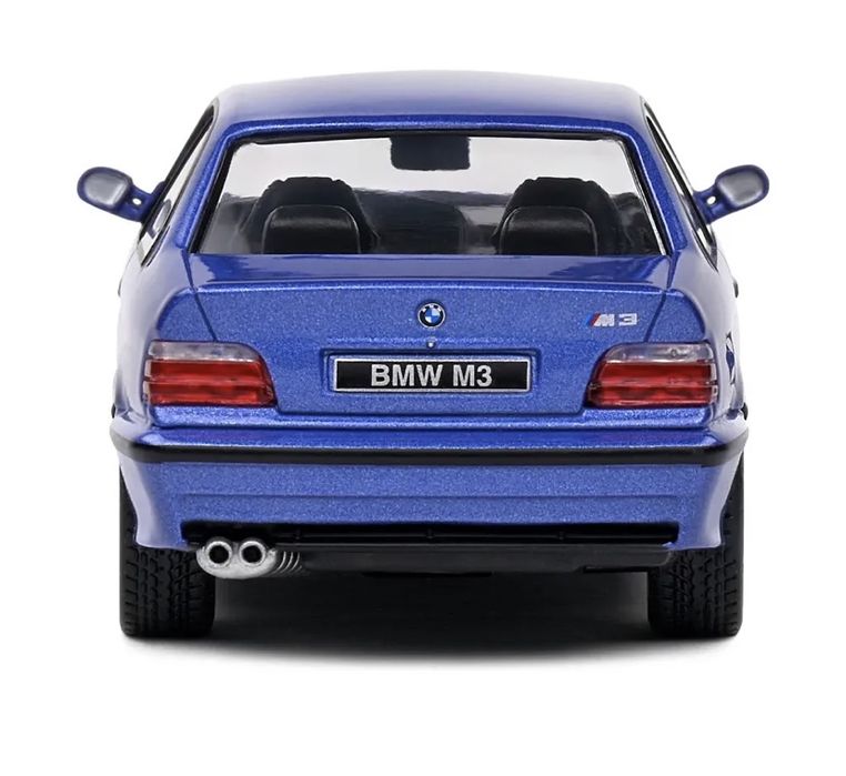 BMW E36 M3 COUPE machetă auto scara 1:43 (10 cm) albastru SOLIDO