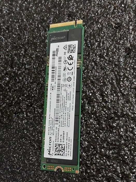 1TB M.2 NVMe Micron 2200S