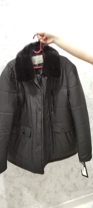 Куртка с норковым воротником