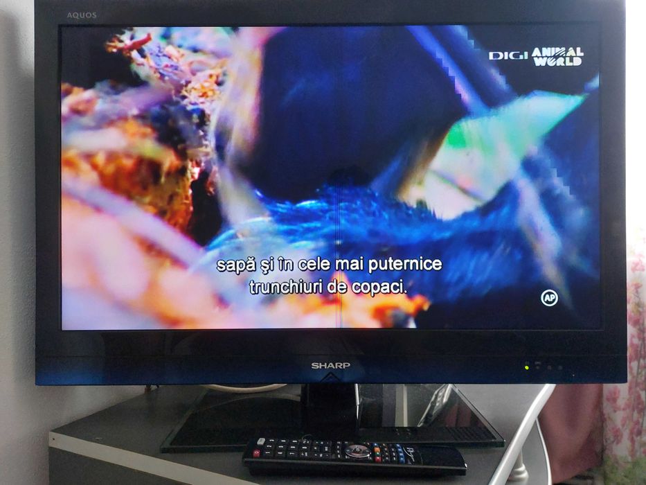 Tv LED-SHARP,81 cm-made in Japan-culori parca desprinse din natura !