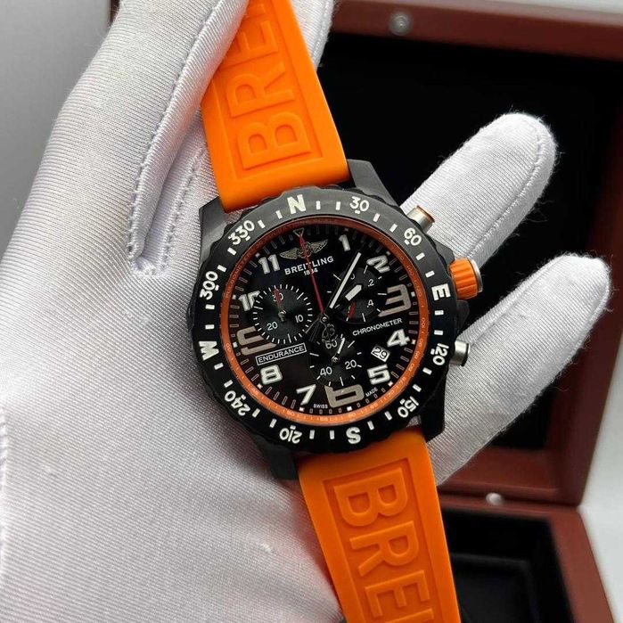 Ceas cu cuarț bărbătesc Breitling Endurance Pro ORANGE