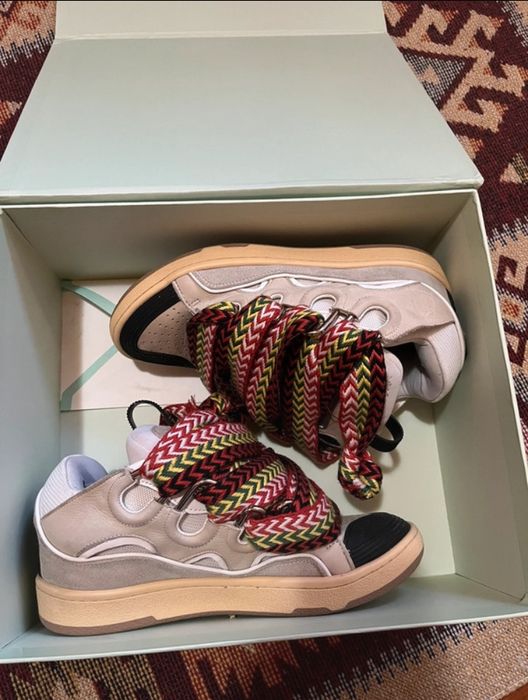 Lanvin curb sneakers