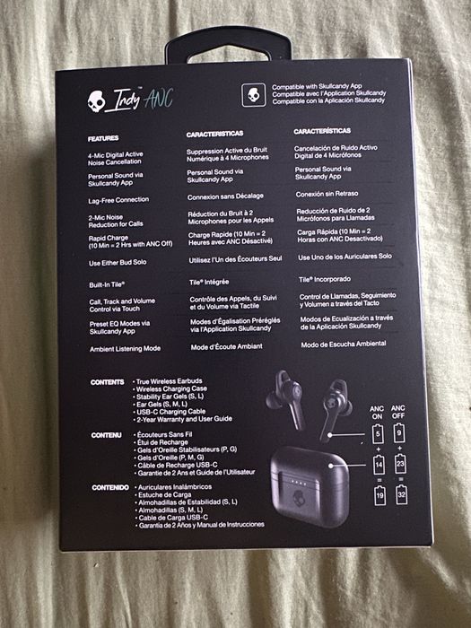 Casti Skullcandy Indy ANC true wireless